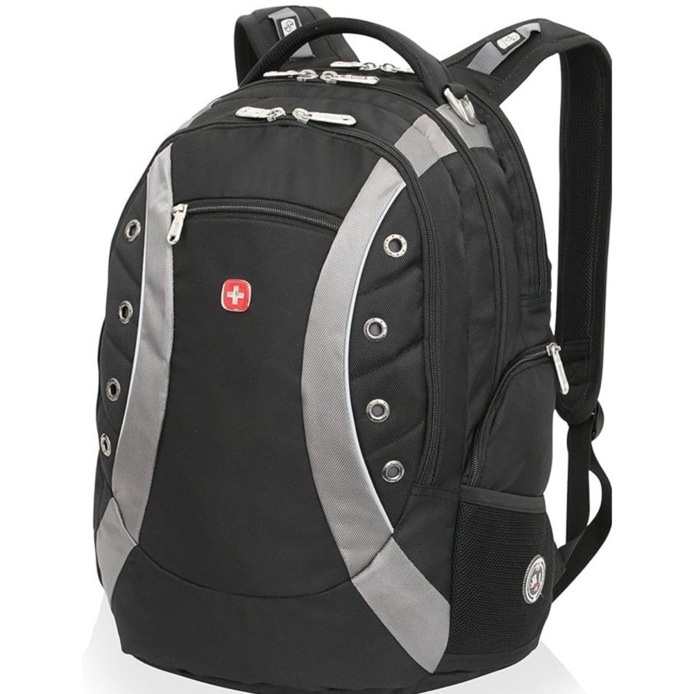 Swiss Gear SA1191 Airflow Laptop Backpack Blackβ Gray Comfort Straps 19"